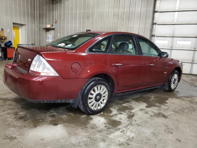 1MEHM41W68G615624 - 2008 MERCURY SABLE LUXURY BURGUNDY photo 3