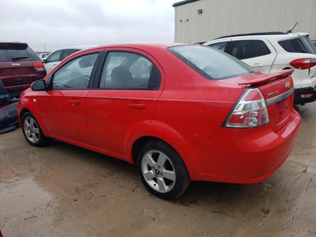 KL1TD56678B015869 - 2008 CHEVROLET AVEO BASE RED photo 2