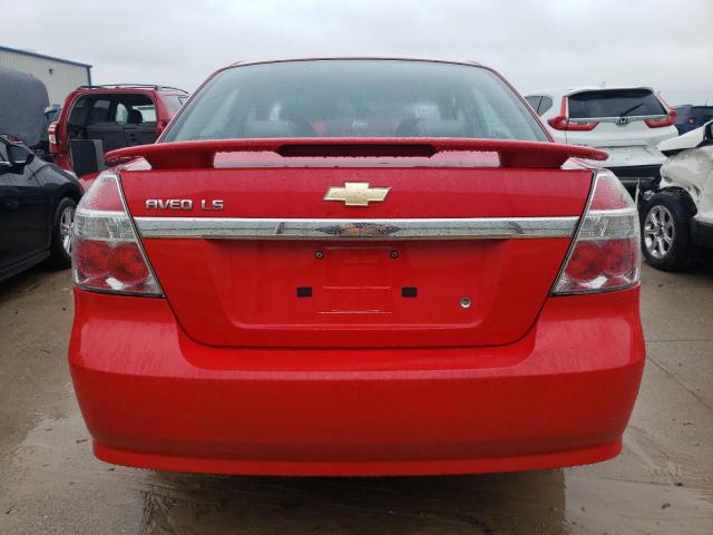 KL1TD56678B015869 - 2008 CHEVROLET AVEO BASE Qırmızı foto 6