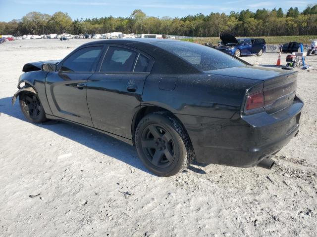 2C3CDXATXCH282686 - 2012 DODGE CHARGER POLICE BLACK photo 2