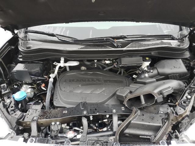 5FNYF7H55NB003852 - 2022 HONDA PASSPORT EXL BLACK photo 12