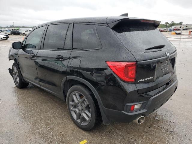 5FNYF7H55NB003852 - 2022 HONDA PASSPORT EXL BLACK photo 2
