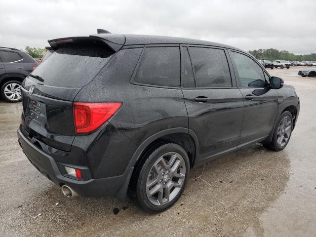 5FNYF7H55NB003852 - 2022 HONDA PASSPORT EXL BLACK photo 3