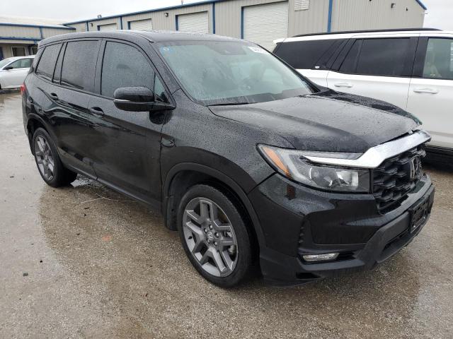 5FNYF7H55NB003852 - 2022 HONDA PASSPORT EXL BLACK photo 4