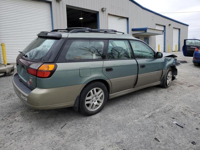 4S3BH675X47605310 - 2004 SUBARU LEGACY OUTBACK AWP 绿色 照片 3