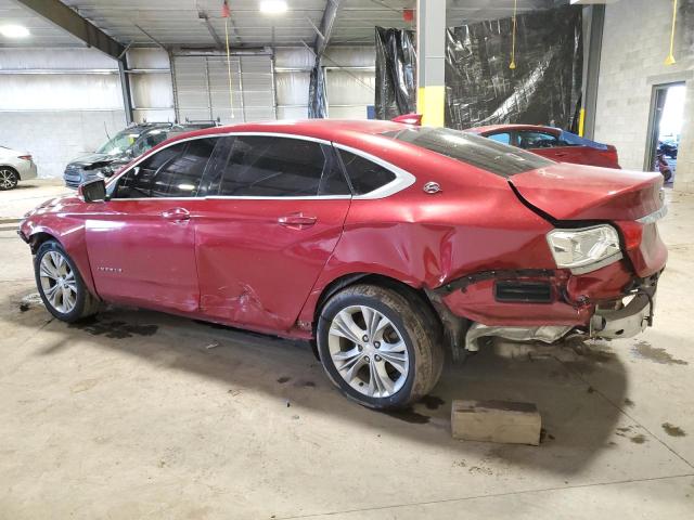 1G1115SL2FU135691 - 2015 CHEVROLET IMPALA LT RED photo 2