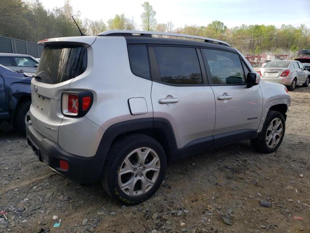 ZACCJBDT4FPC46174 - 2015 JEEP RENEGADE LIMITED SILVER photo 3