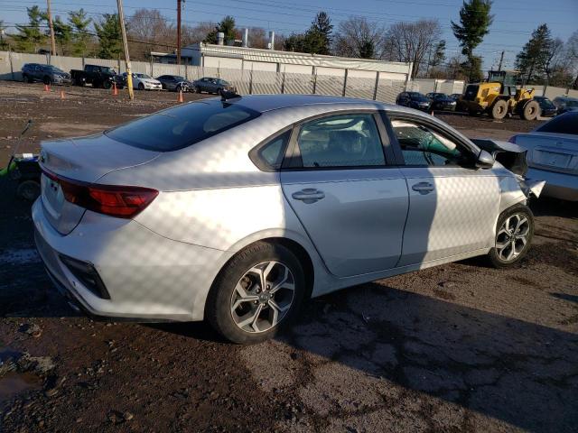 3KPF24AD8LE237442 - 2020 KIA FORTE FE SILVER photo 3