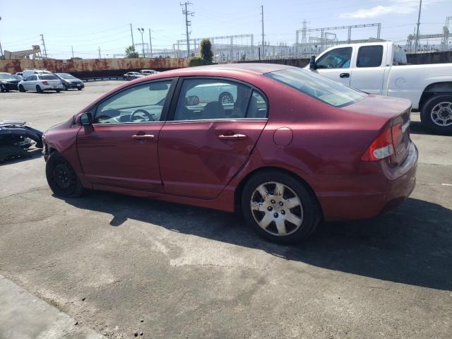 19XFA1F57AE014289 - 2010 HONDA CIVIC LX BURGUNDY photo 2