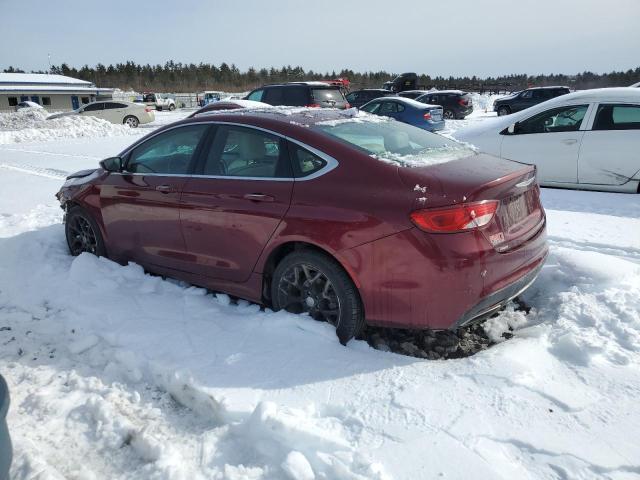 1C3CCCEG5FN648610 - 2015 CHRYSLER 200 C RED photo 2