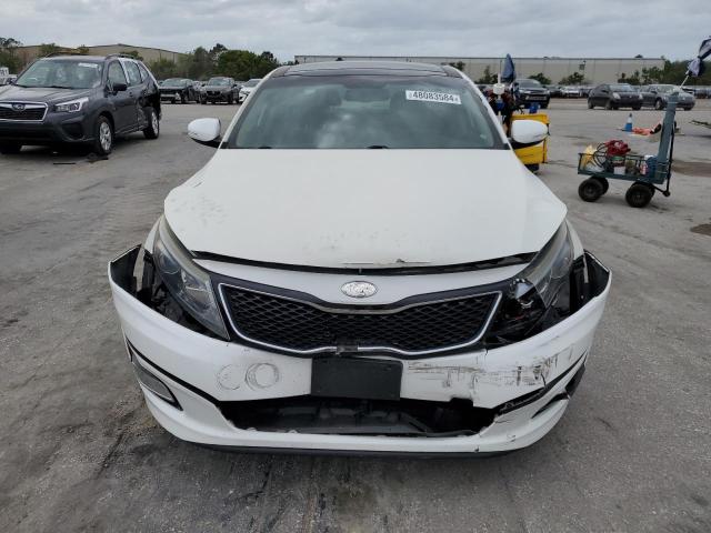 5XXGN4A72FG385894 - 2015 KIA OPTIMA EX WHITE photo 5