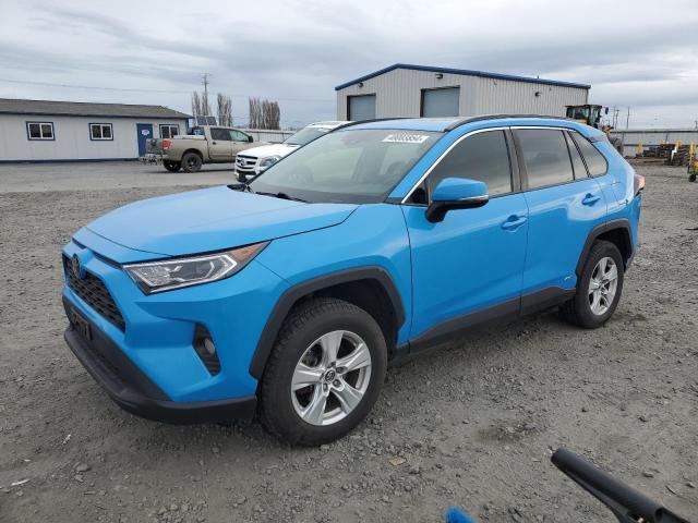 JTMRWRFV0KD510406 - 2019 TOYOTA RAV4 XLE BLUE photo 1