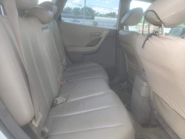 JN8AZ08T26W410303 - 2006 NISSAN MURANO SL WHITE photo 11