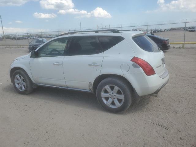 JN8AZ08T26W410303 - 2006 NISSAN MURANO SL WHITE photo 2