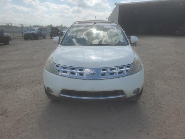 JN8AZ08T26W410303 - 2006 NISSAN MURANO SL WHITE photo 5