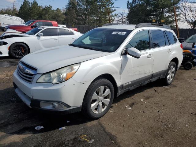 4S4BRCJC8A3348116 - 2010 SUBARU OUTBACK 2.5I LIMITED WHITE photo 1