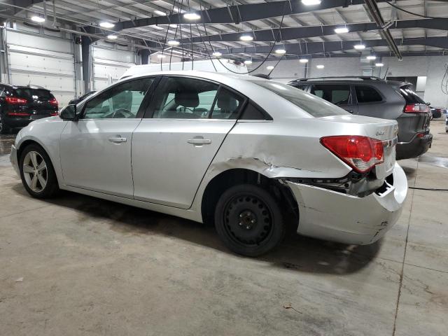 1G1PE5SB3F7260753 - 2015 CHEVROLET CRUZE LT SILVER photo 2