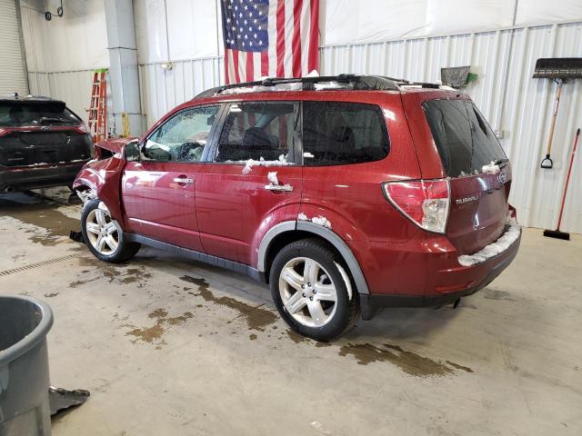 JF2SH64619H711306 - 2009 SUBARU FORESTER 2.5X LIMITED BURGUNDY photo 2