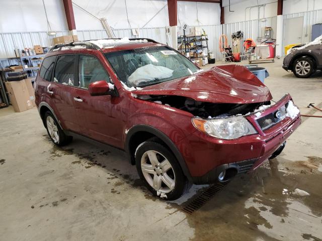 JF2SH64619H711306 - 2009 SUBARU FORESTER 2.5X LIMITED BURGUNDY photo 4