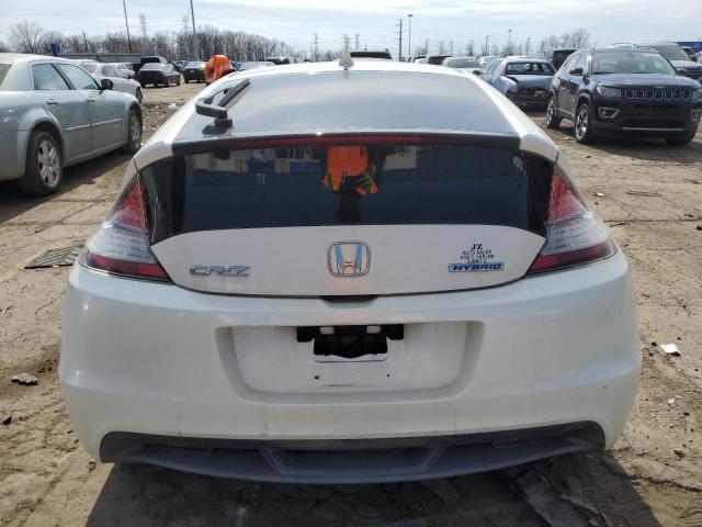 JHMZF1D63CS002326 - 2012 HONDA CR-Z EX WHITE photo 6