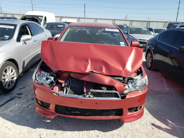 JA32U8FW4BU046237 - 2011 MITSUBISHI LANCER GTS RED photo 5