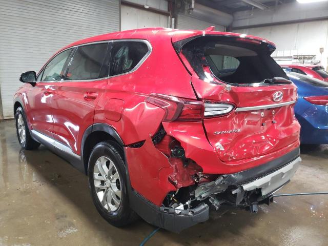 5NMS3CAD0LH237059 - 2020 HYUNDAI SANTA FE SEL RED photo 2