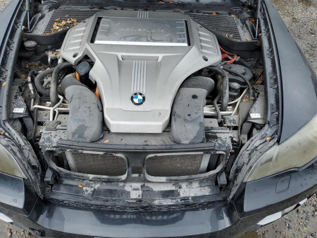 5UXFH0C50ALC66369 - 2010 BMW X6 HYBRID BLACK photo 11