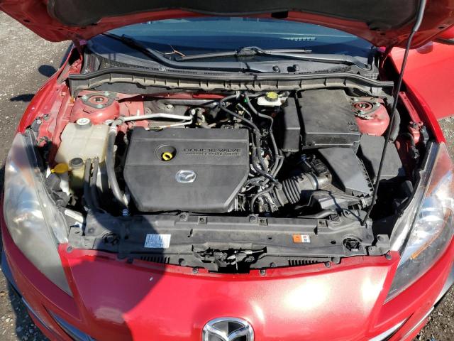 JM1BL1H58A1205907 - 2010 MAZDA 3 S RED photo 11