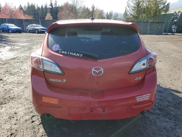 JM1BL1H58A1205907 - 2010 MAZDA 3 S RED photo 6