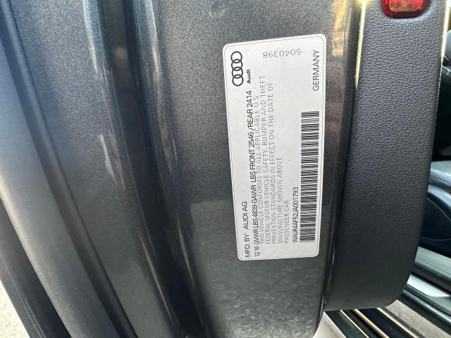 WAUR4AF52JA001793 - 2018 AUDI S5 PRESTIGE 灰色 照片 10