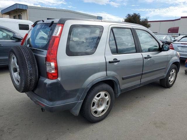 JHLRD68596C001852 - 2006 HONDA CR-V LX GRAY photo 3