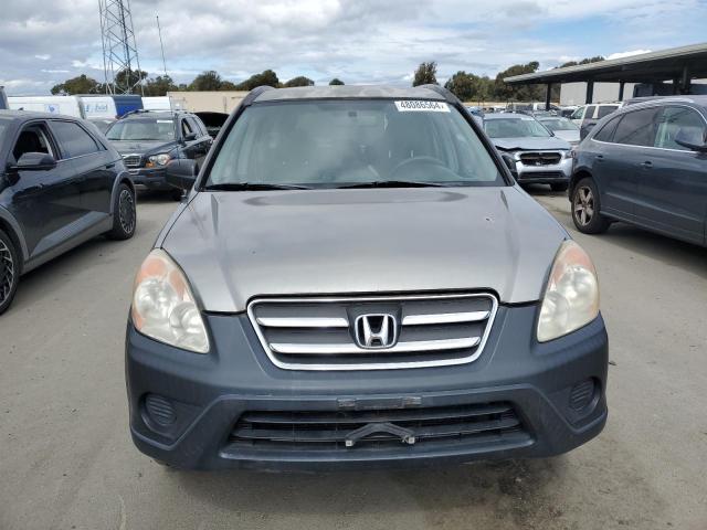 JHLRD68596C001852 - 2006 HONDA CR-V LX GRAY photo 5