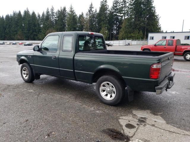 1FTYR14U21PB01786 - 2001 FORD RANGER SUPER CAB GREEN photo 2