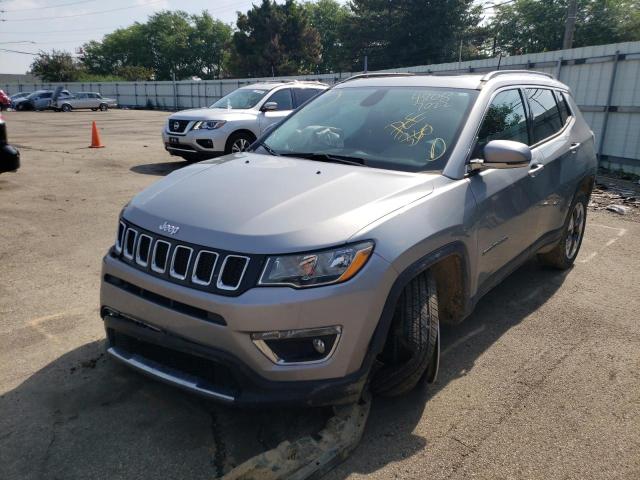 3C4NJDCB0KT747515 - 2019 JEEP COMPASS LIMITED SILVER photo 2