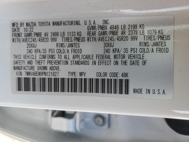 7MMVABEM9PN121827 - 2023 MAZDA CX-50 PREMIUM PLUS WHITE photo 13