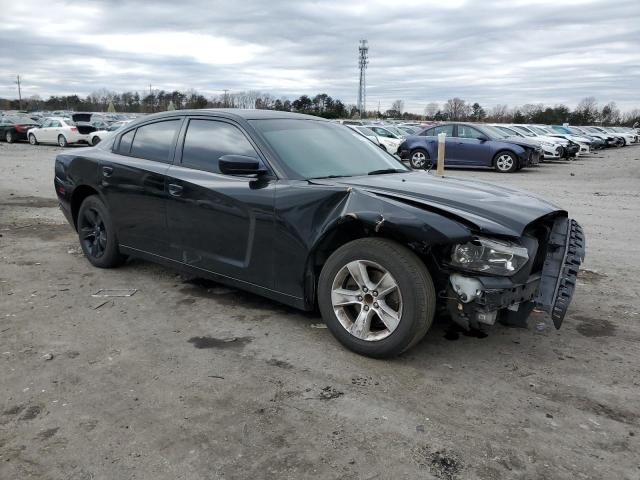 2C3CDXBG5EH266528 - 2014 DODGE CHARGER SE BLACK photo 4