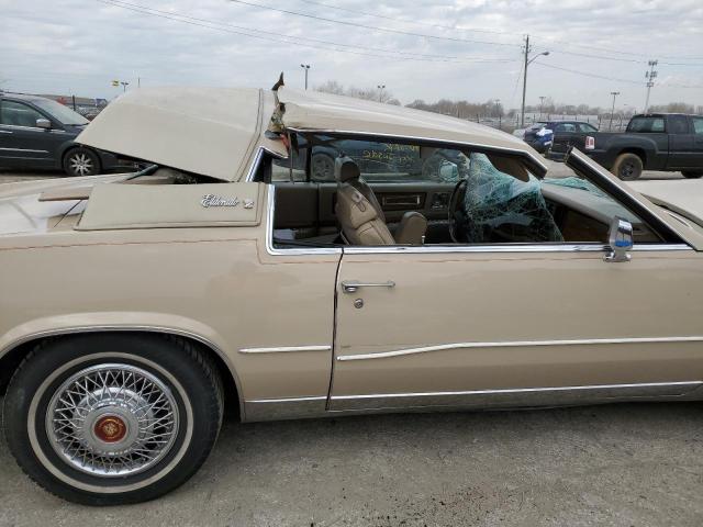 1G6EL578XFE632587 - 1985 CADILLAC ELDORADO BEIGE photo 10