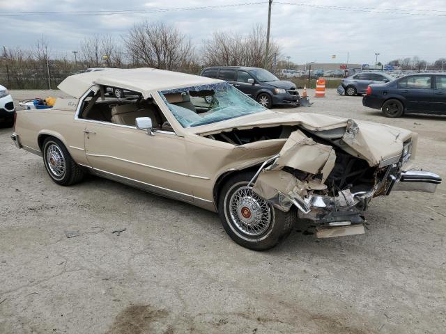 1G6EL578XFE632587 - 1985 CADILLAC ELDORADO BEIGE photo 4