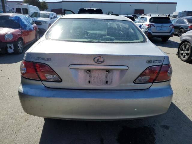 JTHBF30G630089999 - 2003 LEXUS ES 300 SILVER photo 6