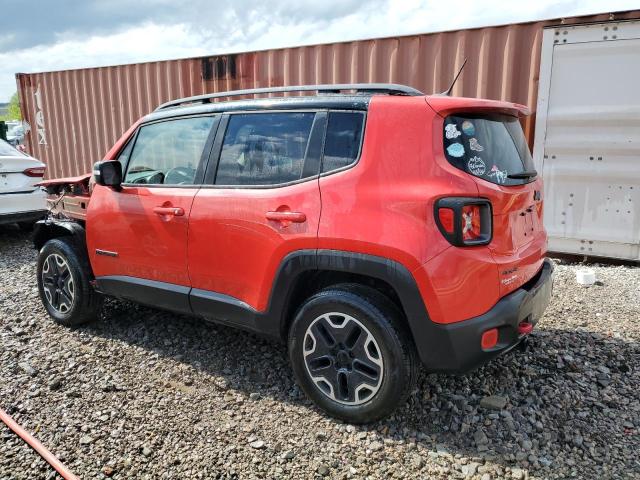 ZACCJBCT9FPB88855 - 2015 JEEP RENEGADE TRAILHAWK RED photo 2