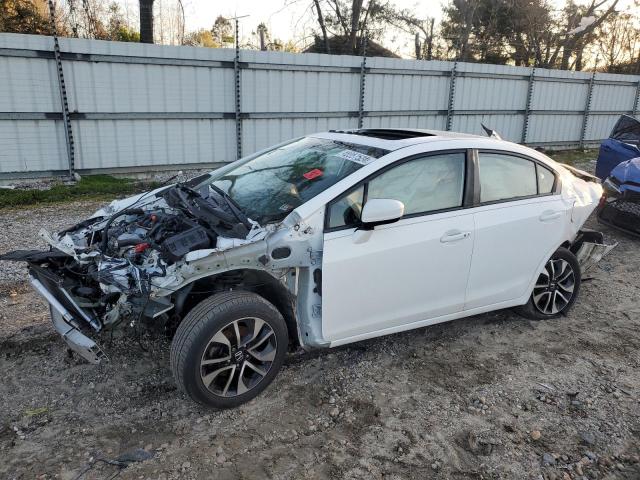 19XFB2F89FE057391 - 2015 HONDA CIVIC EX WHITE photo 1