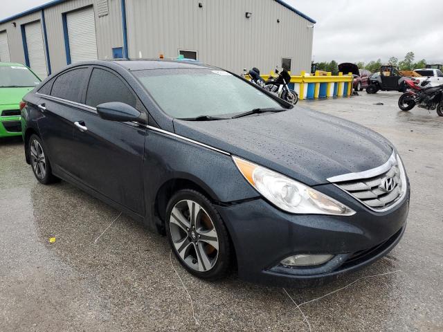 5NPEC4AC0BH291506 - 2011 HYUNDAI SONATA SE BLACK photo 4