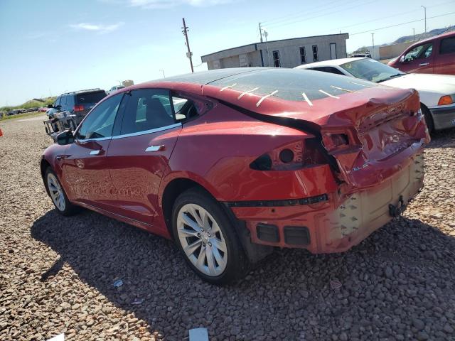 5YJSA1E20JF286473 - 2018 TESLA MODEL S 红色 照片 2
