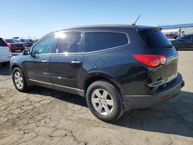 1GNKVGED9CJ421994 - 2012 CHEVROLET TRAVERSE LT BLACK photo 2