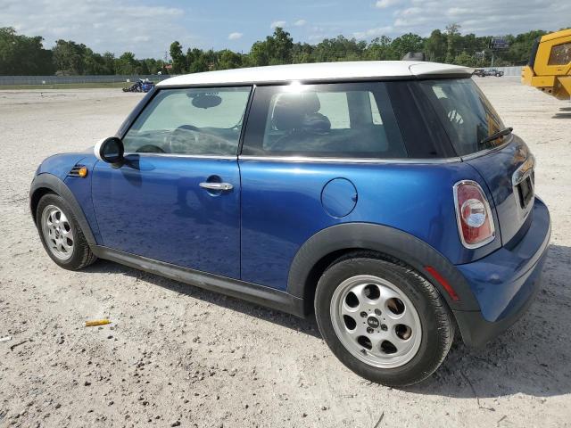 WMWSU3C59CT368134 - 2012 MINI COOPER BLUE photo 2