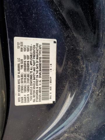 5FNRL384X8B018753 - 2008 HONDA ODYSSEY EX BLUE photo 14