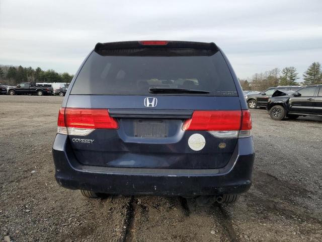 5FNRL384X8B018753 - 2008 HONDA ODYSSEY EX BLUE photo 6