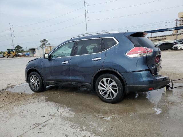 5N1AT2MV1EC844823 - 2014 NISSAN ROGUE S BLUE photo 2