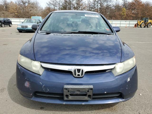 1HGFA16566L149084 - 2006 HONDA CIVIC LX BLUE photo 5