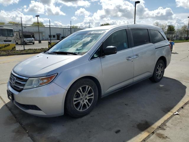 5FNRL5H41BB032902 - 2011 HONDA ODYSSEY EX SILVER photo 1